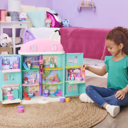 Gabby's Dollhouse Sweet Dreams Bedroom with Pillow Cat Figure and 3 Accessories, 3 Furniture and 2 Deliveries, Kids Toys for Ages 3 and up - Additional view 8