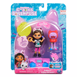 Gabby's Dollhouse , Kitty Karaoke Set with 2 Toy Figures, 2 Accessories, Delivery and Furniture Piece, Kids Toys for Ages 3 and up - Additional view 7