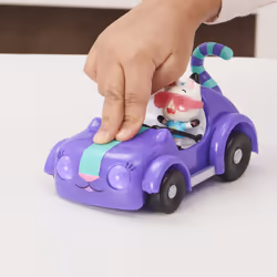 Gabby's Dollhouse , Carlita Toy Car with Pandy Paws Collectible Figure and 2 Accessories, Kids Toys for Ages 3 and up - Additional view 4