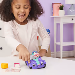 Gabby's Dollhouse , Carlita Toy Car with Pandy Paws Collectible Figure and 2 Accessories, Kids Toys for Ages 3 and up - Additional view 8