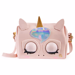 Purse Pets , Glamicorn Unicorn Interactive Pet Toy & Crossbody Kids Purse with Over 25 Sounds and Reactions, Shoulder Bag for Girls, Trendy Tween Gifts