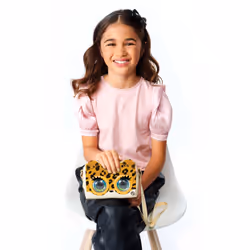 Purse Pets , Leoluxe Leopard Interactive Pet Toy & Crossbody Kids Purse with Over 25 Sounds and Reactions, Shoulder Bag for Girls, Trendy Tween Gifts
