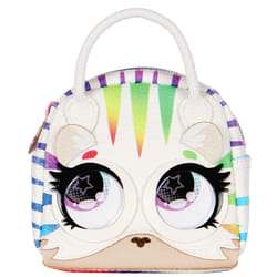 Purse Pets Micros, Roarin’ Rainbow Tiger Mini Kids Purse with Eye Roll, Shoulder Bag Crossbody Purse Accessories, Girls Coin Purse & Tween Gifts