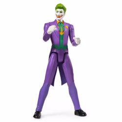 DC Comics BATMAN, 12-Inch THE JOKER Action Figure, Kids Toys for Boys Aged 3 and up