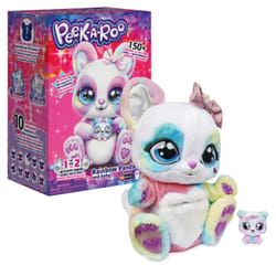 Peek-A-Roo , Interactive Rainbow Plush Toy and Baby with Bonus Bows, Over 150 Sounds & Actions, Kids Toys for Girls Ages 5 and up