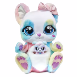 Peek-A-Roo , Interactive Rainbow Plush Toy and Baby with Bonus Bows, Over 150 Sounds & Actions, Kids Toys for Girls Ages 5 and up