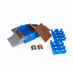 Monster Jam Mini Freestyle Flip Arena Playset and Storage with 2 Mini Trucks, Kids Toys for Boys and Girls Ages 3 and up - Additional view 7