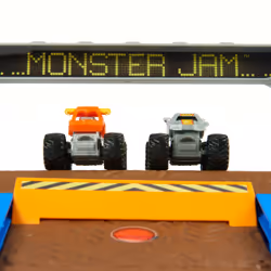 Monster Jam Mini Freestyle Flip Arena Playset and Storage with 2 Mini Trucks, Kids Toys for Boys and Girls Ages 3 and up - Additional view 8
