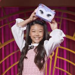Purse Pets , Print Perfect Hoot Couture Owl, Interactive Pet Toy and Handbag with over 30 Sounds and Reactions, Kids Toys for Girls Ages 5 and up