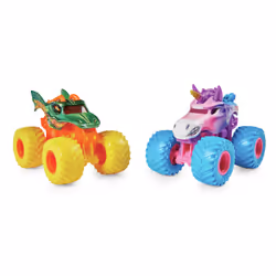 Monster Jam , Official Dragon Vs. Sparkle Smash Die-Cast Monster Trucks, 1:64 Scale, Kids Toys for Boys Ages 3 and up - Additional view 4