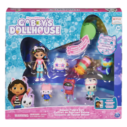 Gabby's Dollhouse , Dance Party Theme Figure Set with a Gabby Doll, 6 Cat Toy Figures and Accessory Kids Toys for Ages 3 and ...