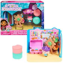 Gabby's Dollhouse , Baby Box Cat Craft-A-Riffic Room with Exclusive Figure, Accessories, Furniture and Dollhouse Delivery, Kids Toys for Ages 3 and up