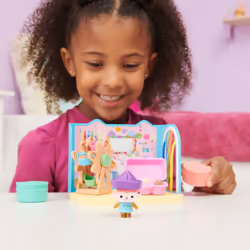 Gabby's Dollhouse , Baby Box Cat Craft-A-Riffic Room with Exclusive Figure, Accessories, Furniture and Dollhouse Delivery, Kids Toys for Ages 3 and up - Additional view 6