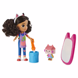 Gabby's Dollhouse , Gabby Deluxe Craft Dolls and Accessories with Water Pad and Water Brush Pen, Kids Toys for Girls and Boys Ages 3 and up