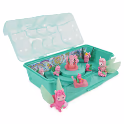 Hatchimals CollEGGtibles, Rainbow-cation Llama Family Carton with Surprise Playset, 10 Characters, 2 Accessories, Kids Toys for Girls Ages 5 and up