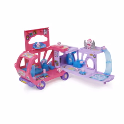 Hatchimals CollEGGtibles, Transforming Rainbow-cation Camper Toy Car with 6 Exclusive Characters, 10 Accessories, Kids Toys for Girls Ages 5 and up