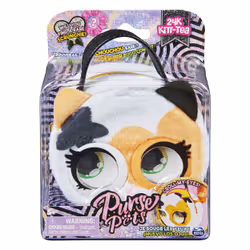 Purse Pets Micros, 24K Kitt-tea Stylish Small Purse with Eye Roll Feature, Kids Toys for Girls Aged 5 and up, Boy/Girl, Handb ...