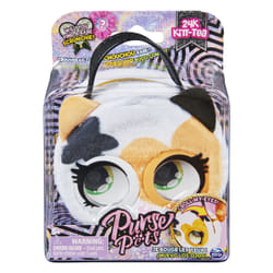 Purse Pets Micros, 24K Kitt-tea Stylish Small Purse with Eye Roll Feature, Kids Toys for Girls Aged 5 and up