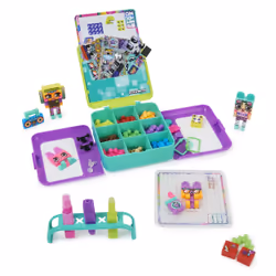 Pixobitz Studio with 500 Water Fuse Beads, Decos and Accessories, Makes 3D Creations with No Heat, Arts and Crafts Kids Toys for Ages for 6 and up