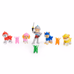 PAW Patrol , Rescue Knights Ryder and Pups Figure Gift Pack with 8 Toy Figures, Kids Toys for Ages 3 and up