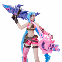 League of Legends , Dual Cities Pack w/ Exclusive Jinx, Heimerdinger, Vi, Caitlyn, and Ekko, 4-Inch Collectible Figures, Accessories, Ages 12 and Up