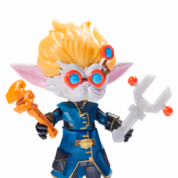 League of Legends , Dual Cities Pack w/ Exclusive Jinx, Heimerdinger, Vi, Caitlyn, and Ekko, 4-Inch Collectible Figures, Accessories, Ages 12 and Up - Additional view 4