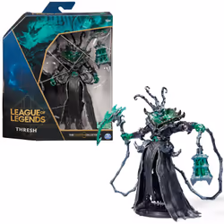 League of Legends , 6-Inch Thresh Collectible Figure w/ Premium Details and 2 Accessories, The Champion Collection, Collector ...