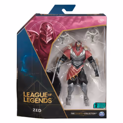 League of Legends , 6-Inch Zed Collectible Figure w/ Premium Details and 2 Accessories, The Champion Collection, Collector Grade, Ages 12 and Up - Additional view 8