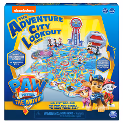 PAW Patrol The Movie, Adventure City Lookout Board Game, Board game, Tile-based, 4 yr(s), Family game