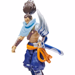 League of Legends 4-Inch Yasuo Collectible Figure w/ Premium Details and Sword Accessory, The Champion Collection, Collector Grade, Ages 12 and Up