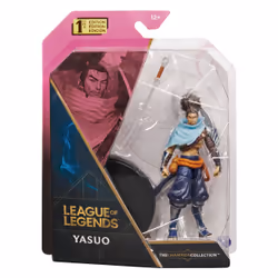 League of Legends 4-Inch Yasuo Collectible Figure w/ Premium Details and Sword Accessory, The Champion Collection, Collector Grade, Ages 12 and Up - Additional view 6