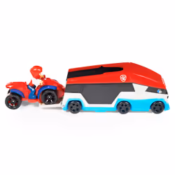 PAW Patrol True Metal PAW Patroller Die-Cast Team Vehicle with 1:55 Scale Ryder ATV Toy Car