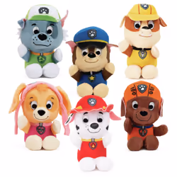 GUND Paw Patrol 20-unit Miniature 3.5-inch Plush Assortment, Clip Strip, Toy animals, 1 yr(s)