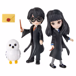 Wizarding World , Magical Minis Harry Potter and Cho Chang Friendship Set with Creature, Kids Toys for Ages 5 and up, Action/ ...