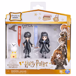 Wizarding World , Magical Minis Harry Potter and Cho Chang Friendship Set with Creature, Kids Toys for Ages 5 and up