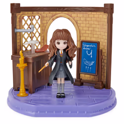 Wizarding World Harry Potter, Magical Minis Charms Classroom with Exclusive Hermione Granger Figure and Accessories, Kids Toy ...