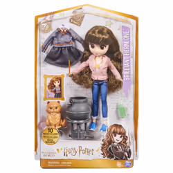 Wizarding World Harry Potter, 8-inch Brilliant Hermione Granger Doll Gift Set with 5 Accessories and 2 Outfits, Kids Toys for ...