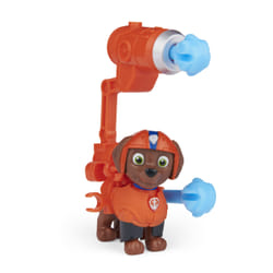 PAW Patrol Movie Collectible Zuma Action Figure with Clip-on Backpack and 2 Projectiles
