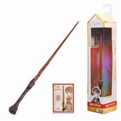 Wizarding World Harry Potter, 12-inch Spellbinding Harry Potter Wand with Collectible Spell Card, Kids Toys for Ages 6 and up ...