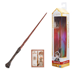 Wizarding World Harry Potter, 12-inch Spellbinding Harry Potter Wand with Collectible Spell Card, Kids Toys for Ages 6 and up