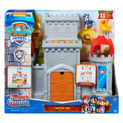 PAW Patrol , Rescue Knights Castle HQ Transforming 11-Piece Playset with Chase and Mini Dragon Draco Action Figures, Kids Toys for Ages 3 and up