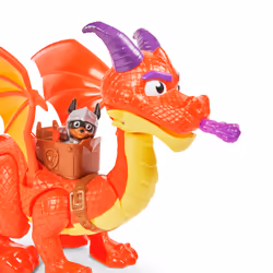 PAW Patrol Rescue Knights Sparks the Dragon with Super Wings and Pup Claw Action Figures