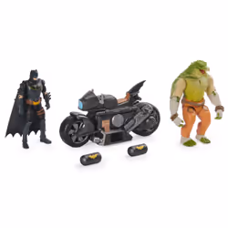DC Comics , Batman Transforming Batcycle Battle Pack with Exclusive 4-inch Killer Croc and Batman Action Figure, Kids Toys for Boys and Girls Ages 4+ - Additional view 7