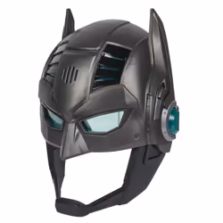 DC Comics , Armor-Up Batman Mask with Visor, 15+ Sounds & Phrases, Lights, Super Hero Costume, Kids Roleplay for Boys and Girls Ages 4+