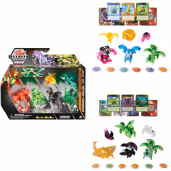 Bakugan Evolutions, Dragonoid and Arcleon Battle Strike Pack, Includes 6 Action Figures, 9 Trading Cards and 8 BakuCores, Kid ...