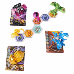 Bakugan Evolutions, Dragonoid and Arcleon Battle Strike Pack, Includes 6 Action Figures, 9 Trading Cards and 8 BakuCores, Kids Toys for Boys, Ages 6 and Up