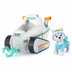 PAW Patrol , Everest’s Snow Plow, Toy Car with Collectible Action Figure, Sustainably Minded Kids Toys for Boys & Girls Ages 3 and Up