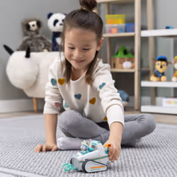 PAW Patrol , Everest’s Snow Plow, Toy Car with Collectible Action Figure, Sustainably Minded Kids Toys for Boys & Girls Ages 3 and Up