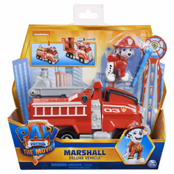 PAW Patrol , Marshall’s Deluxe Movie Transforming Fire Truck Toy Car with Collectible Action Figure, Kids Toys for Ages 3 and ...