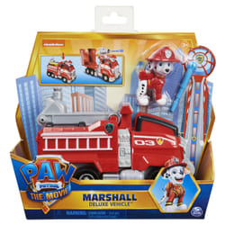PAW Patrol , Marshall’s Deluxe Movie Transforming Fire Truck Toy Car with Collectible Action Figure, Kids Toys for Ages 3 and up